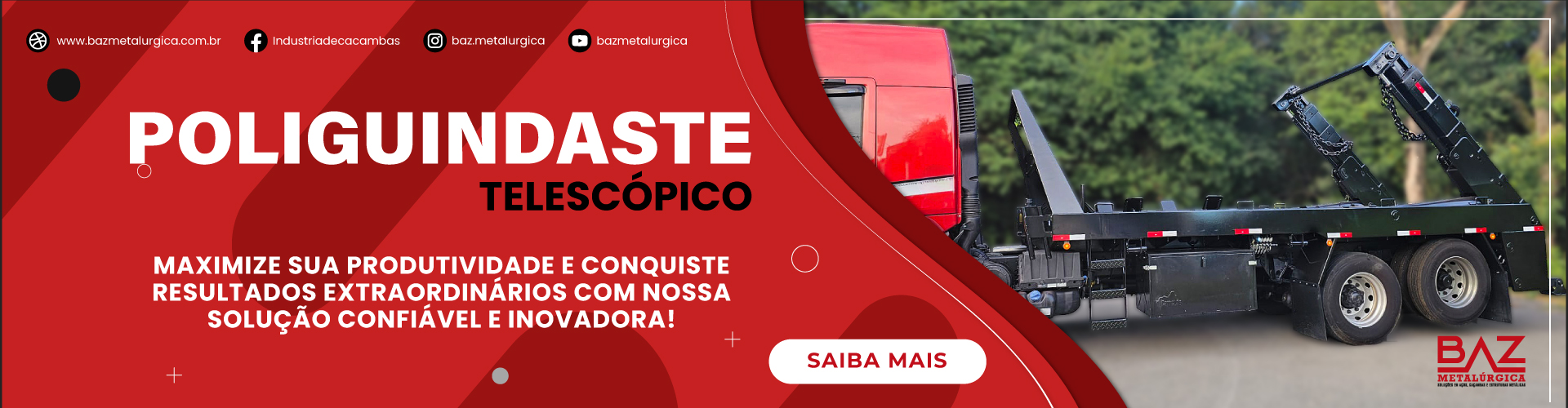 poliguindaste telescópico
